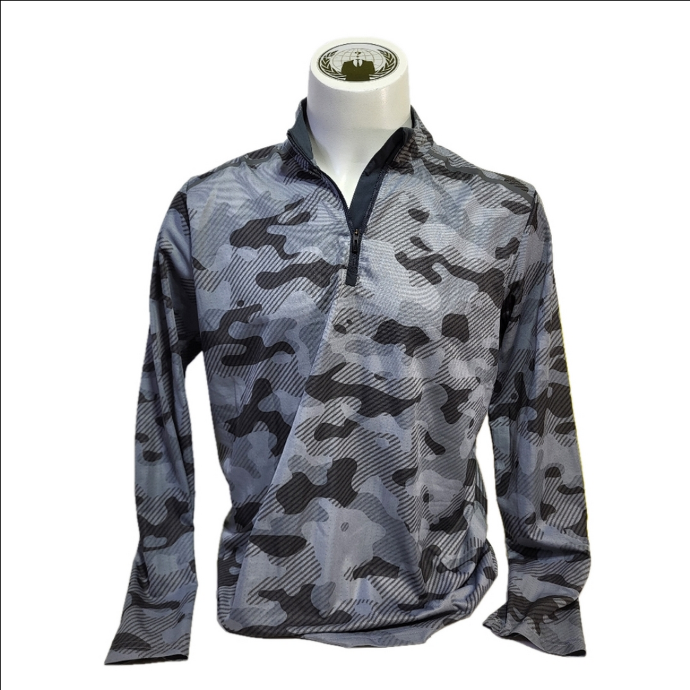 Adidas Men's Gray Camouflage Jacket